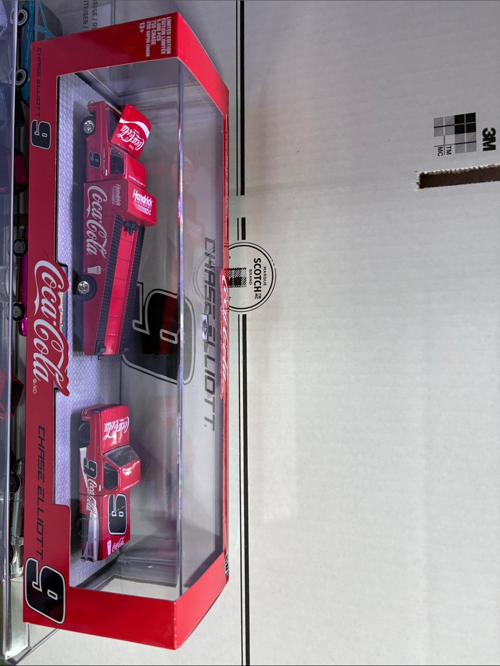 M2 machines Coca-Cola Red Collector Truck and Hauler Chase Elliott